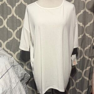 NWT Lularoe Irma shirt-size XS- solid white